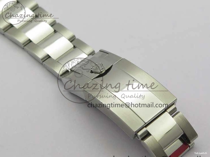 Dial Yacht-Master Silver Best SS SA3135 Edition Maker Bp on SS 116622 Bracelet 0501